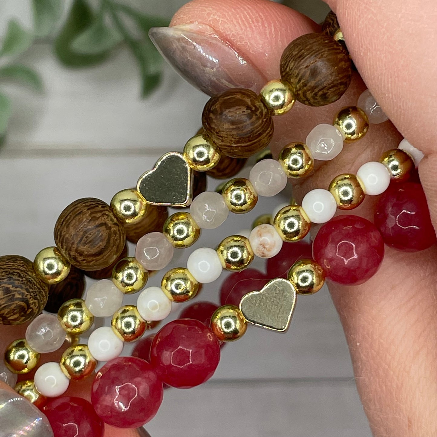 Rose Quartz Accent Bracelet